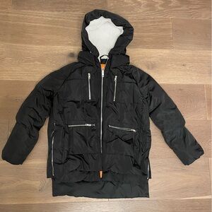 Orolay Kids 092 Universe® Kids Thickened Hooded Down Coat Size 11 - 12 yrs Black